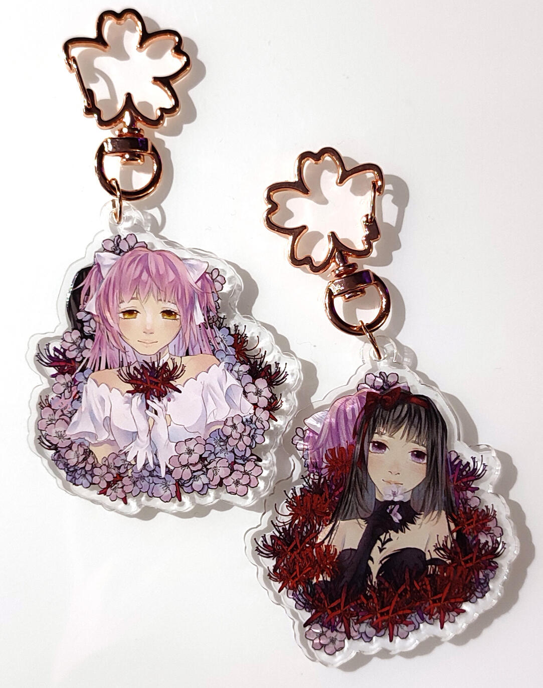 Madoka and Homura - Double sided charm