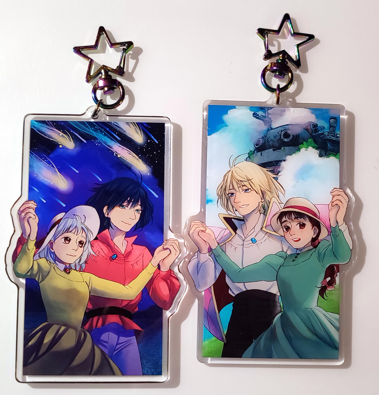 Howl and Sophie Double Sided Charm